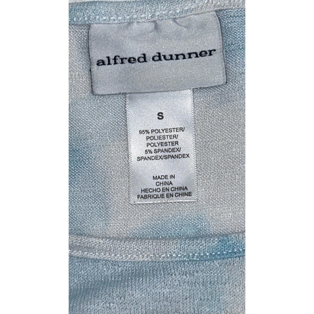 Alfred Dunner Scenic Harbor Print Knit Top 3/4 Sleeve Boat Scene Wearable Art - Picture 6 of 13